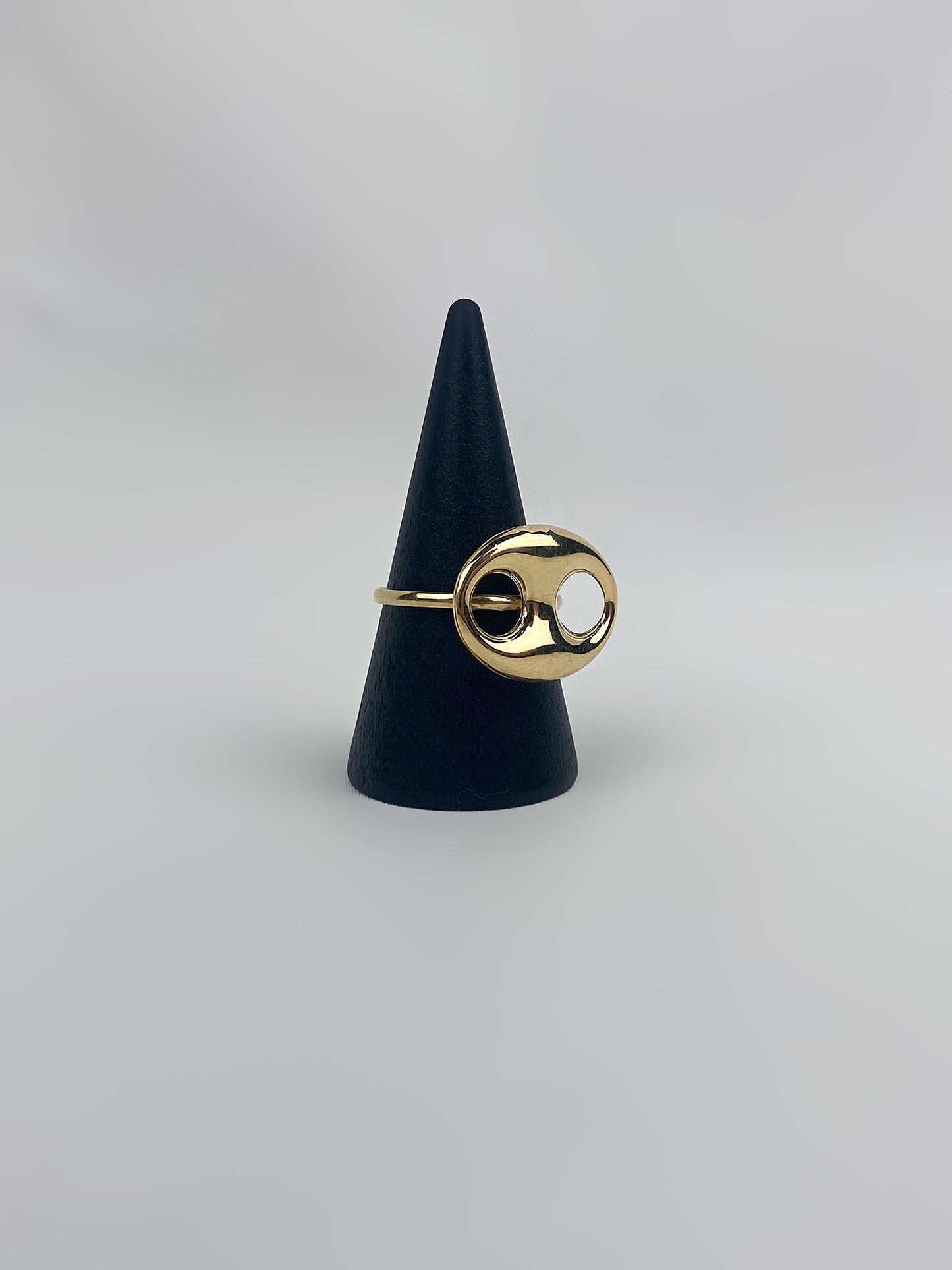bague café lisse L