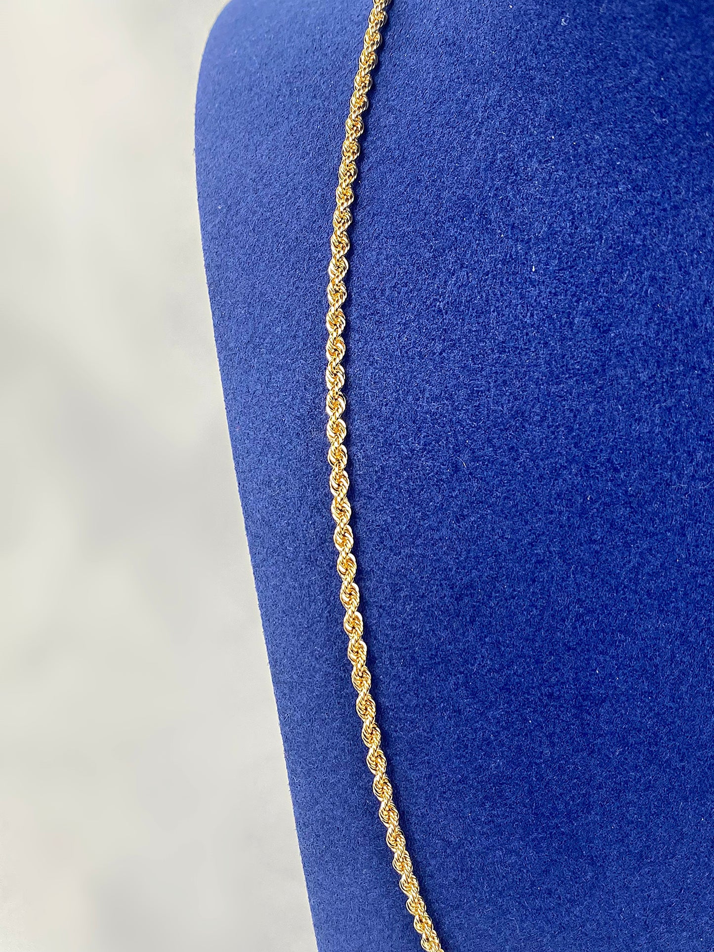 Collier maille corde