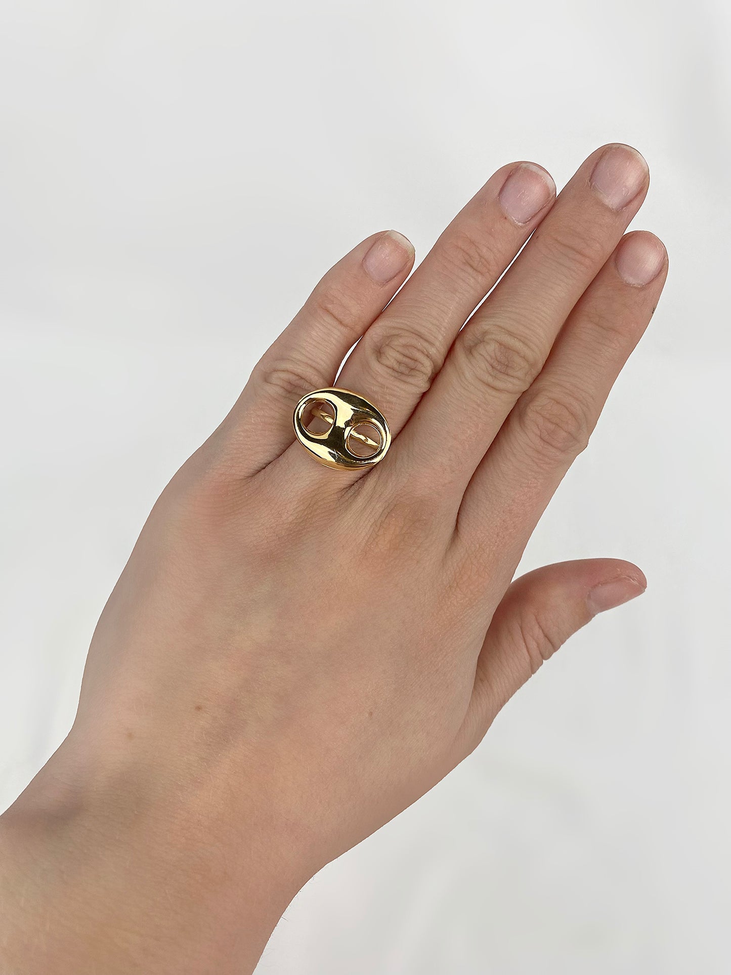 bague café lisse L