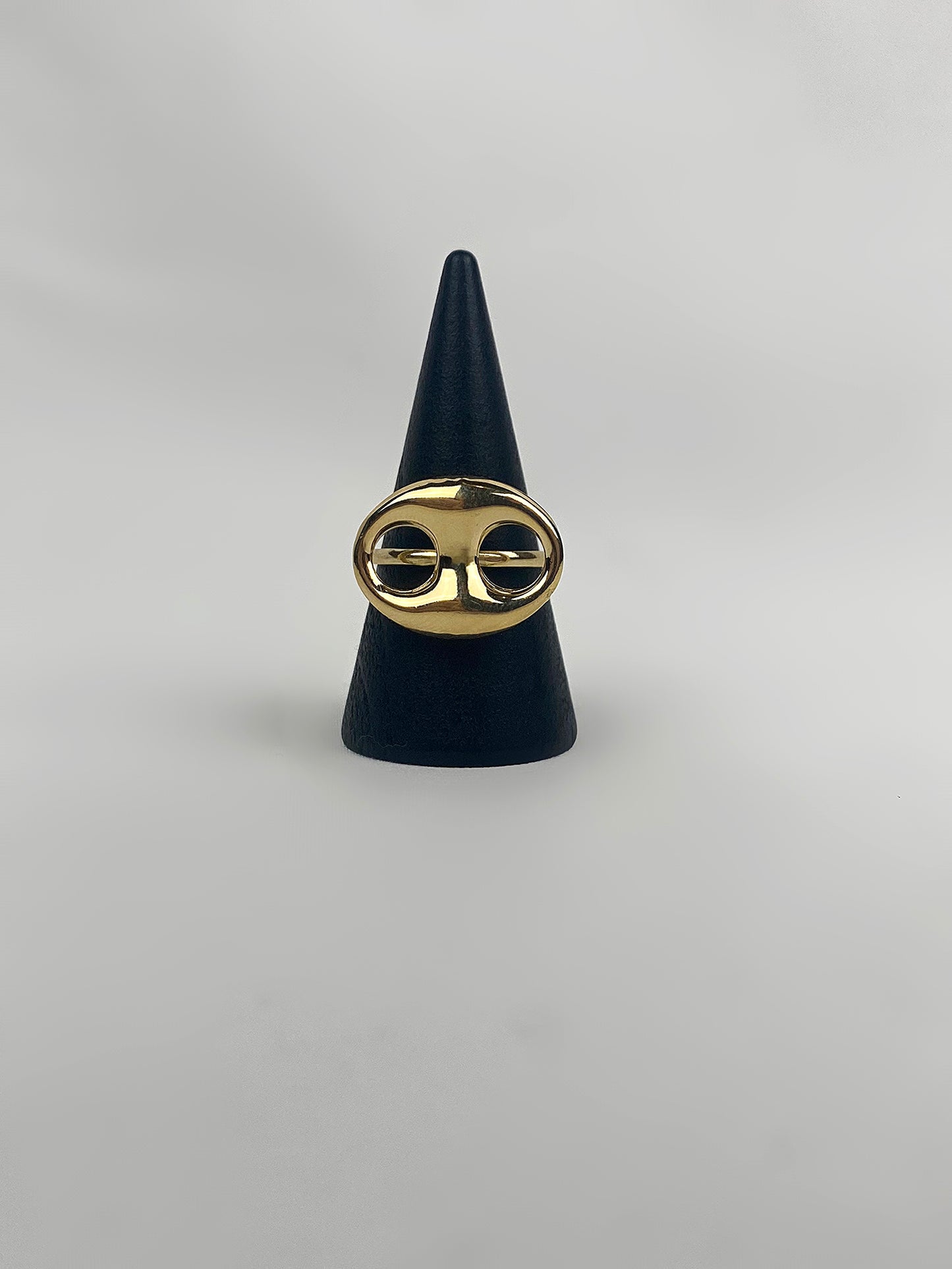 bague café lisse L