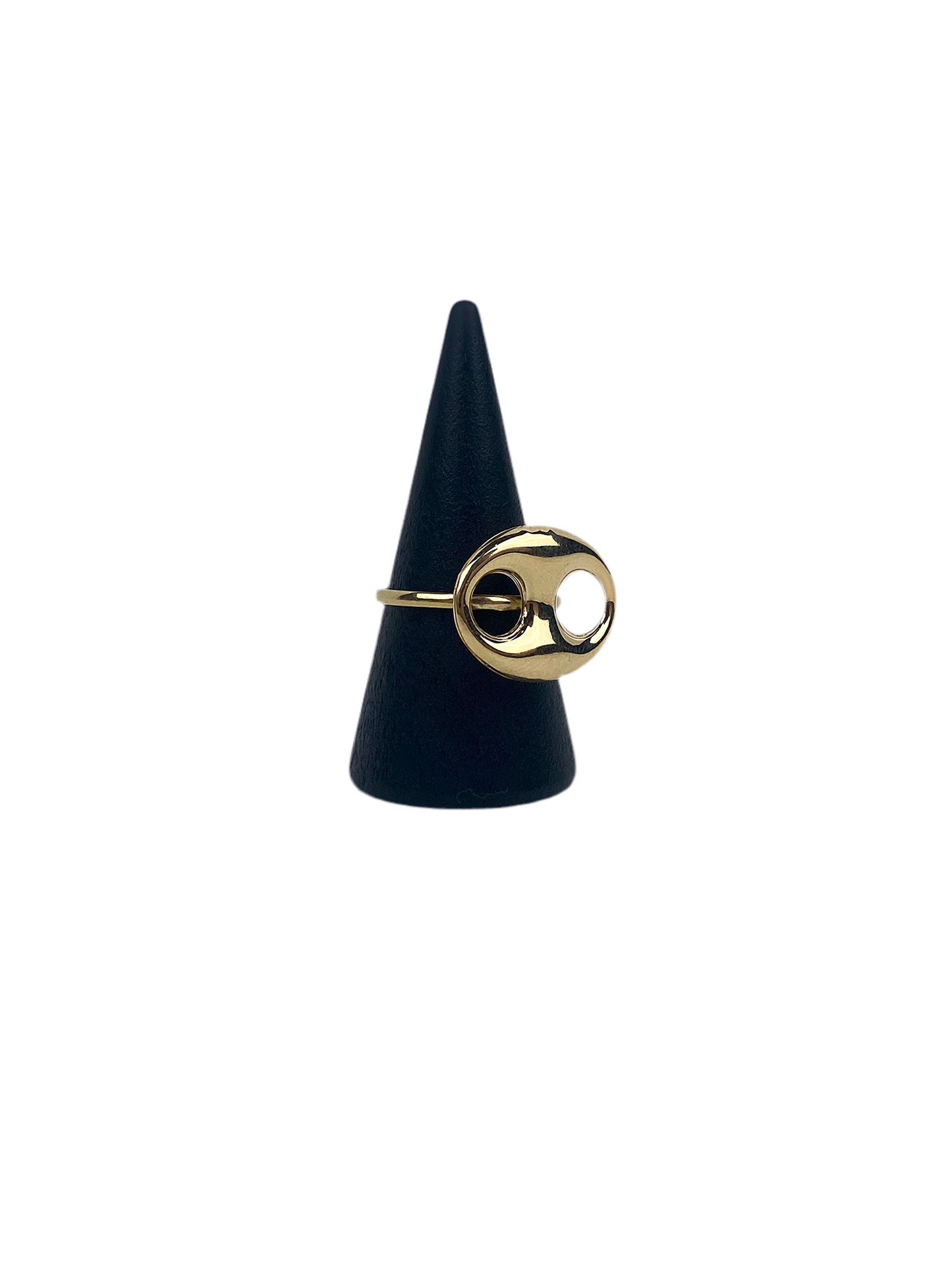 bague café lisse L