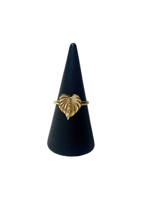 bague coeur de palmier