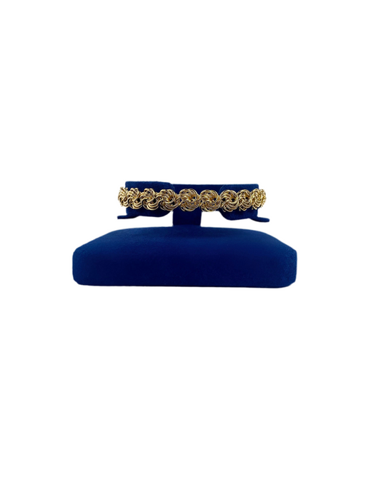 Bracelet maille macaron
