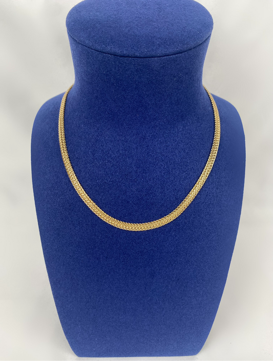 Collier double palmier