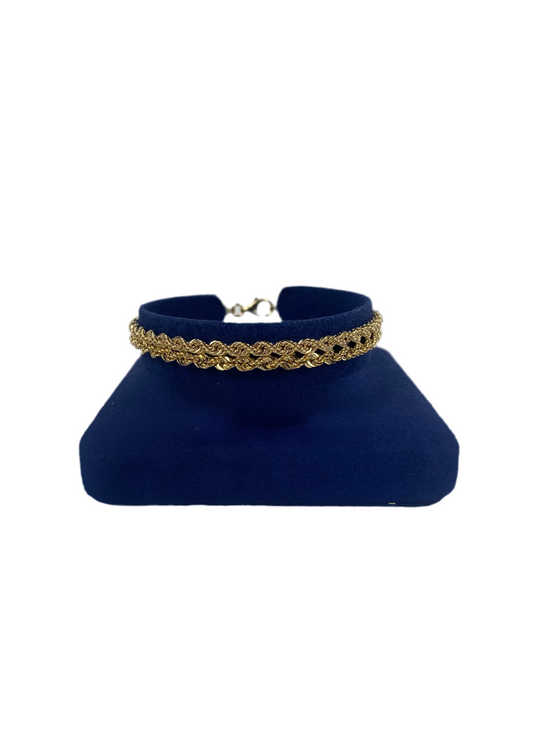 Bracelet corde 2 rangs