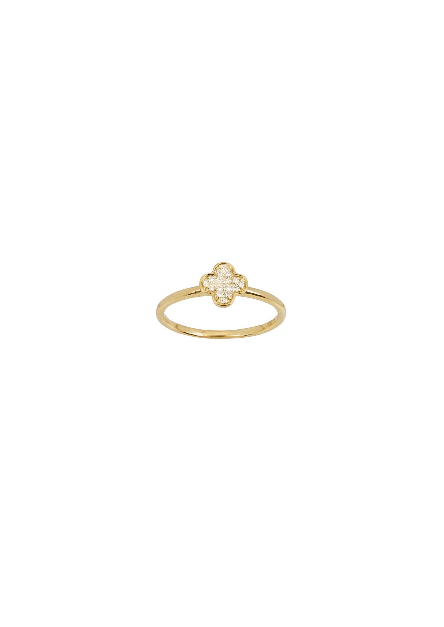 Bague trèfle