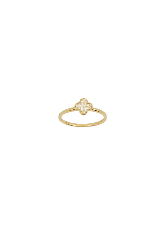Bague trèfle