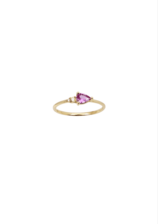 Bague rose